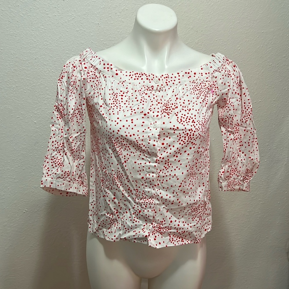 H&M Polka Dot Top Sz 4